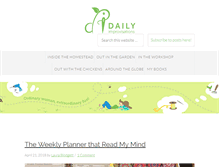 Tablet Screenshot of dailyimprovisations.com